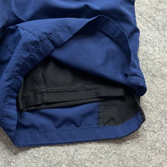 Nike 2 in 1 Running 7" Shorts Men Small Blue Compression Liner Woven 856832 - Picture 8 of 16